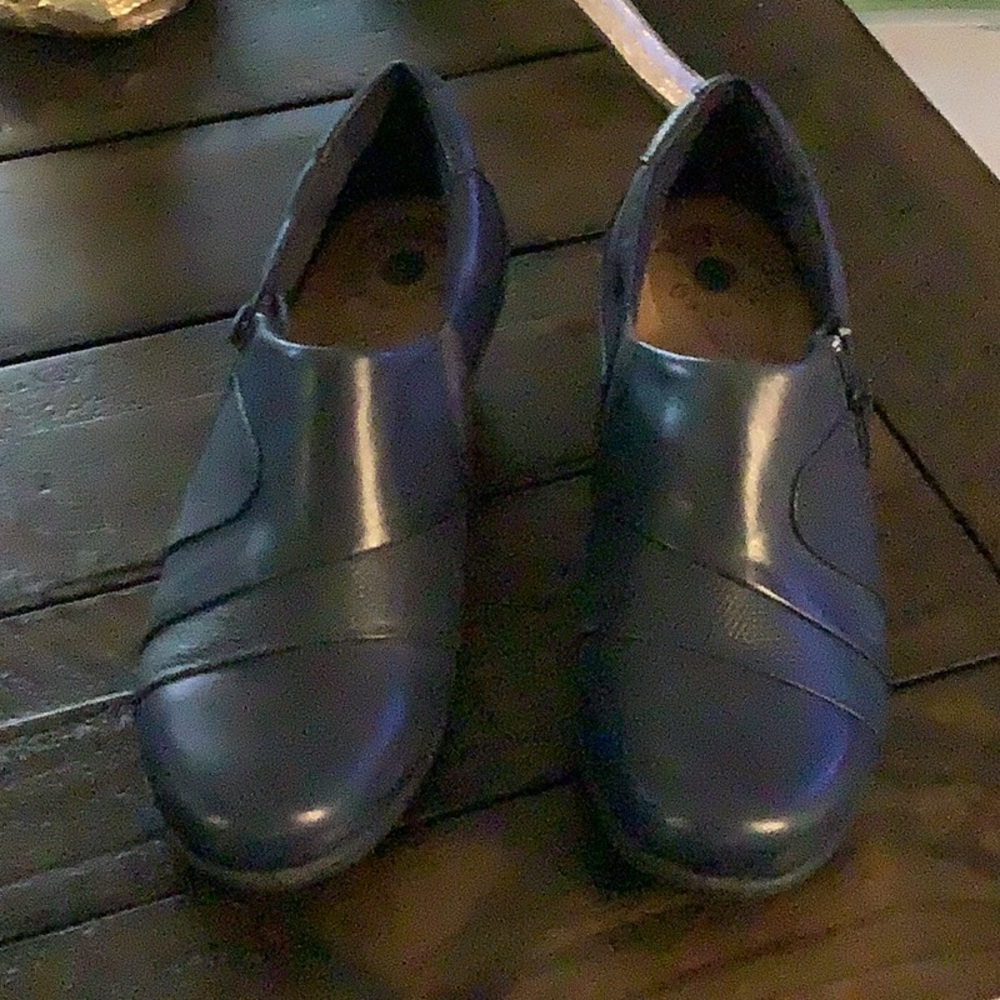 Stylish Black Leather Slip-On Shoes
